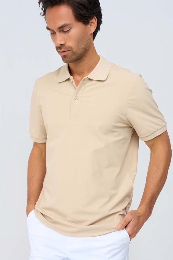 DAS ESSENTIAL ATHLETIC POLO – SAND