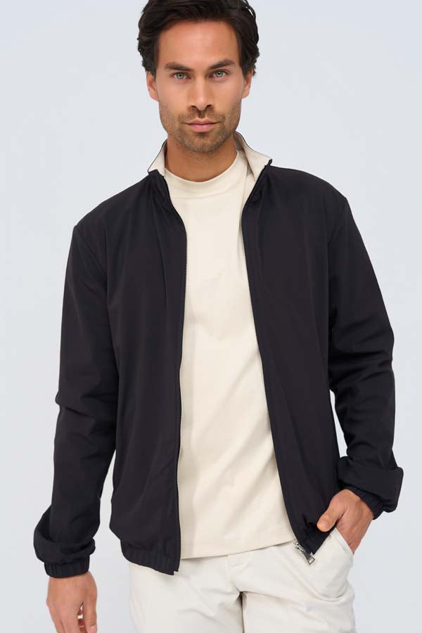 BLACK TRANSIT REVERSIBLE JACKET