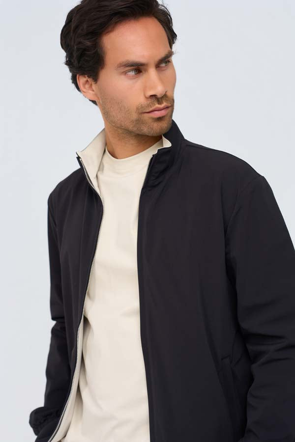 BLACK TRANSIT REVERSIBLE JACKET