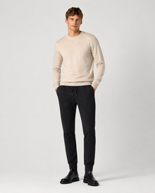 BEIGE FORM KNIT PULLOVER