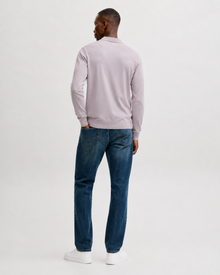LONG SLEEVE POLO – Elephant Grey