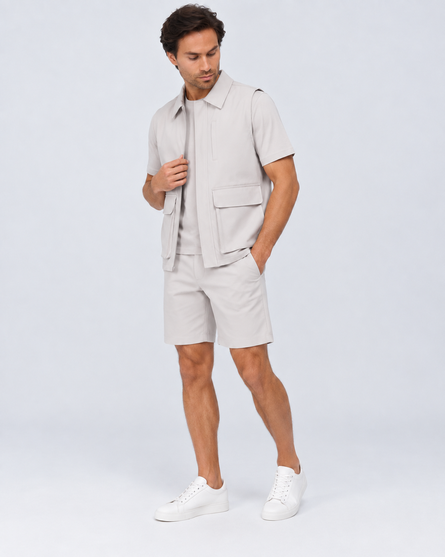 TRAVEL UTILITY VEST – ELEPHANT GREY
