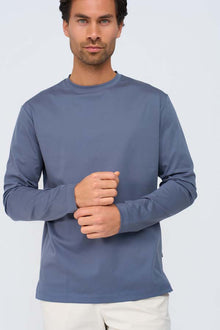 Cotton Shirt Long Sleeves cloud blue