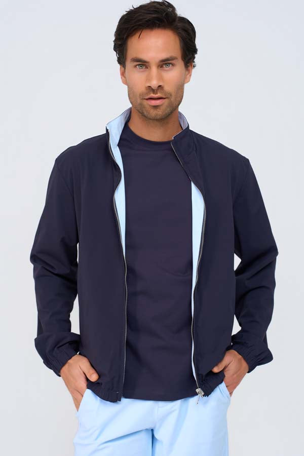 DARK BLUE TRANSIT REVERSIBLE JACKET