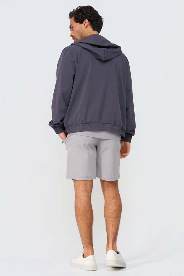 Lightweight Hooded Jacket dark grey