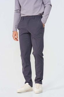 DARK GREY FORM TAPERED CHINO