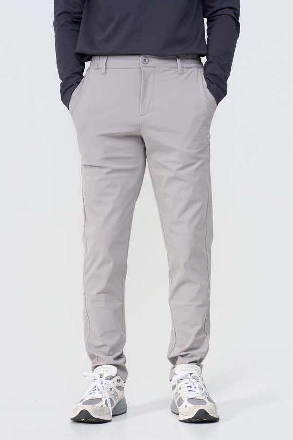 ELEPHANT GREY FORM TAPERED CHINO