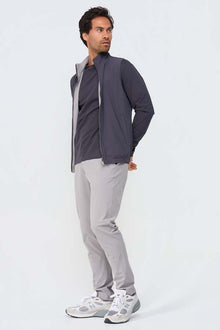 ELEPHANT GREY FORM TAPERED CHINO