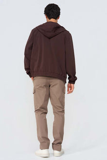 Lightweight Hooded Jacket espresso