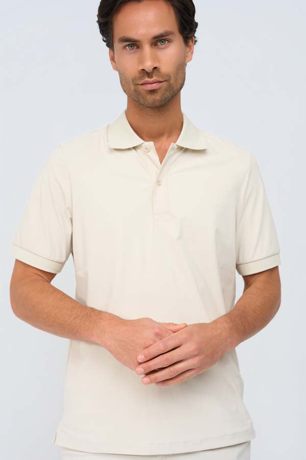 DAS ESSENTIAL ATHLETIC POLO – MARINEBLAU