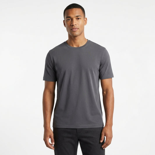 THE ESSENTIAL ATHLETIC T-SHIRT – DARK GREY